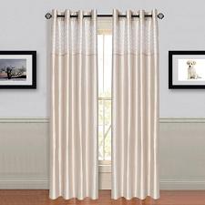 Set of 2 Lavish Home Alla Grommet Curtain Panel 84